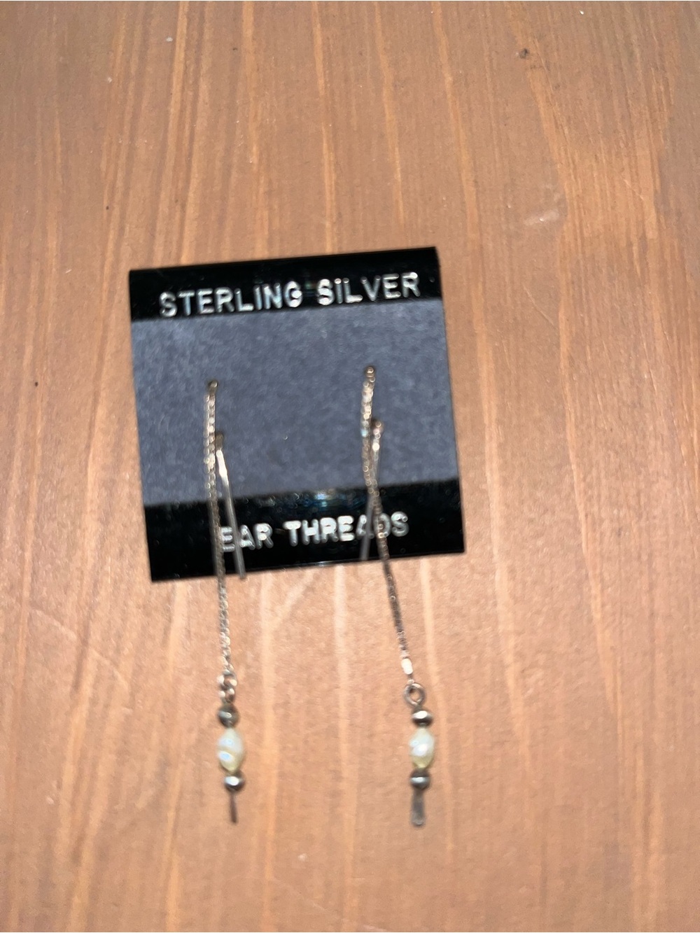 Sterling freshwater pearl earrings new on tag gorgeous natural pearls 925 beauty